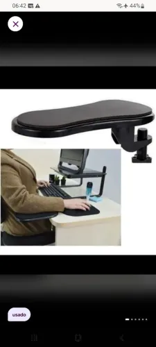 suporte apoio descanso braço/pulso extensor mesa