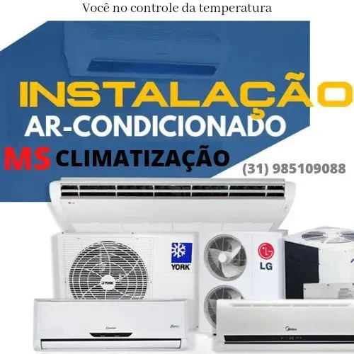 Instalação de Ar condicionado (APARTI DE R$ 470,00)
