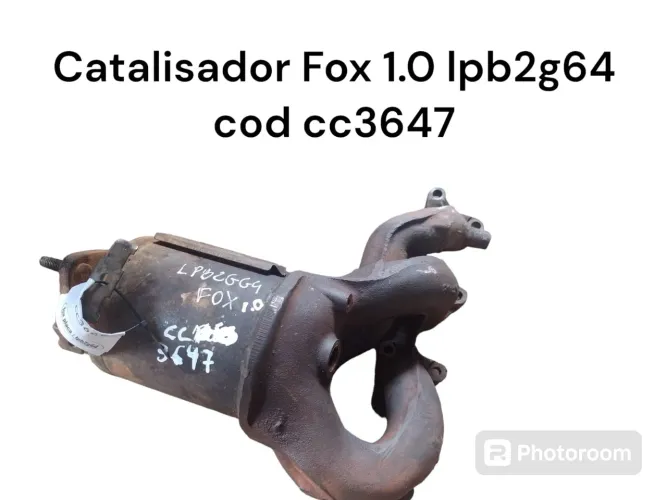 Catalisador Volkswagen Fox 1.0 Cod Cc3647
