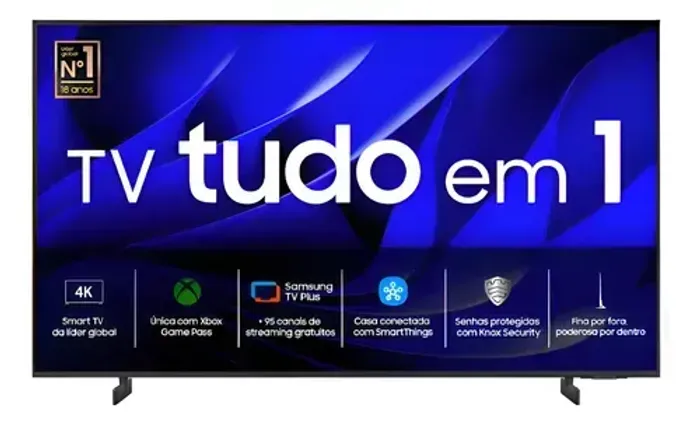 Smart TV 85? 4K UHD LED Samsung Crystal 85DU8000 - Wi-Fi Bluetooth Alexa 3 HDMI