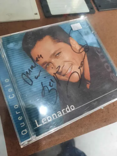 CD Quero Colo - Leonardo - Autografado **leia a descrição**