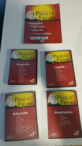 Coleção DVD + livro Paulo Freire