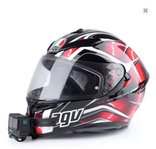 Suporte de câmera de ação para capacete