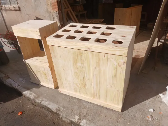 Balcão de Madeira para Organização