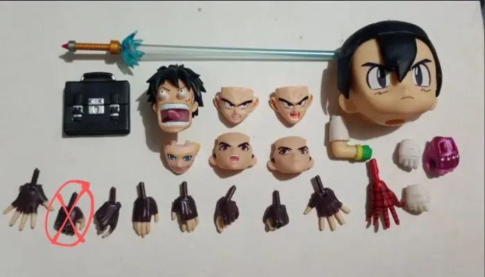 Lote de Peças para Action Figures SH Figuarts SHF