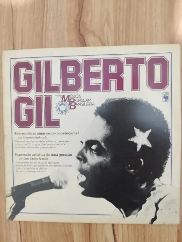Disco de Vinil Gilberto Gil - História da Música Popular Brasileira