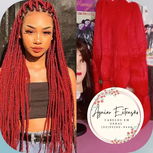 Cabelo Jumbo variedades em cores