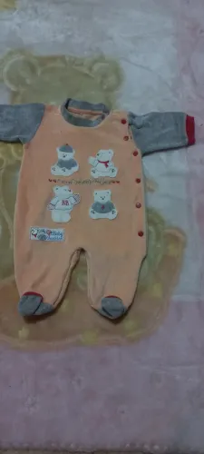 Macacão de Bebê com Estampa de Ursos