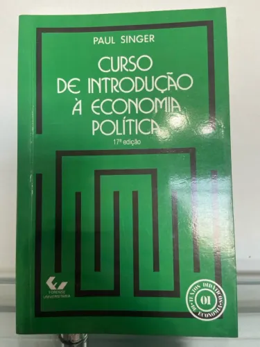 Livro Curso de Introdução à Economia Política - Paul Singer