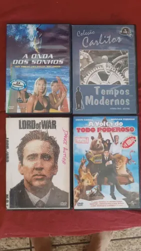 DVDs de filmes - Diversos títulos