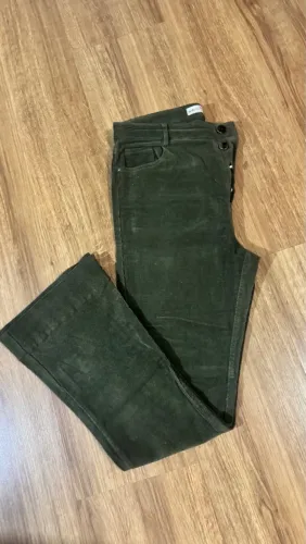 Calça Verde Oliva Veludo