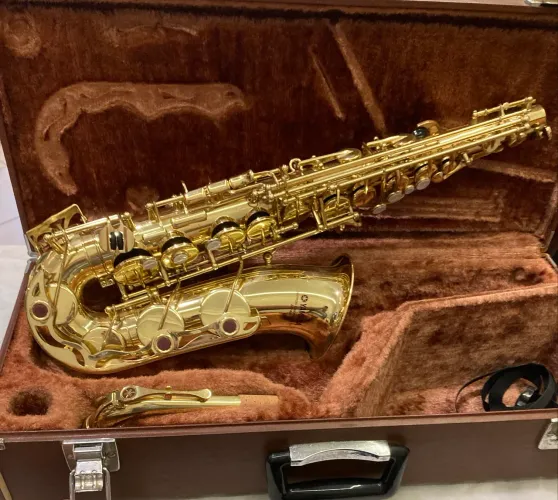 Sax Alto Yamaha YAS32 Logo Purple 