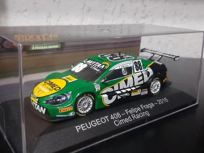 Miniatura Peugeot 408 - Felipe Fraga - Cimed Racing - 2016