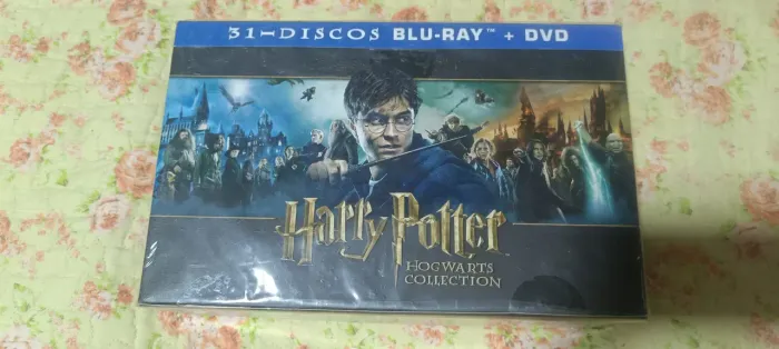 Coleção Harry Potter Hogwarts - Blu-ray + DVD - 31 Discos