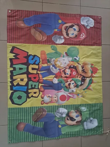 Painel de Festa Super Mário Bros