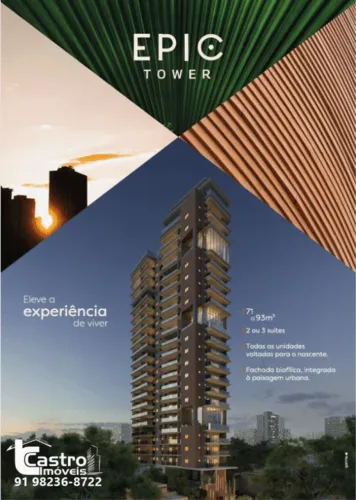 Condomínio EPIC TOWER. 2 ou 3/4. 1 ou 2 vagas. G.C009