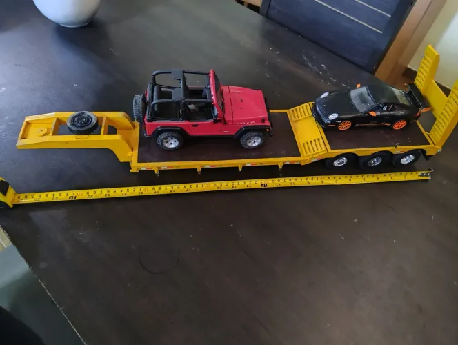 Miniaturas Carreta prancha escala 1/18 TB serve para 1/24