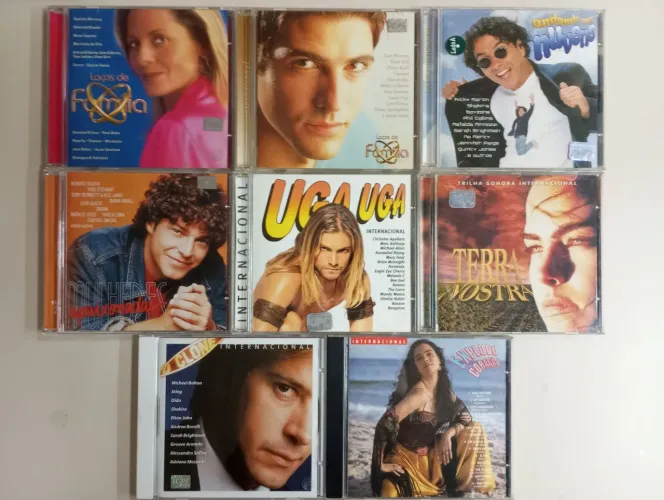 CDs de trilhas sonoras de novelas -$20 cada