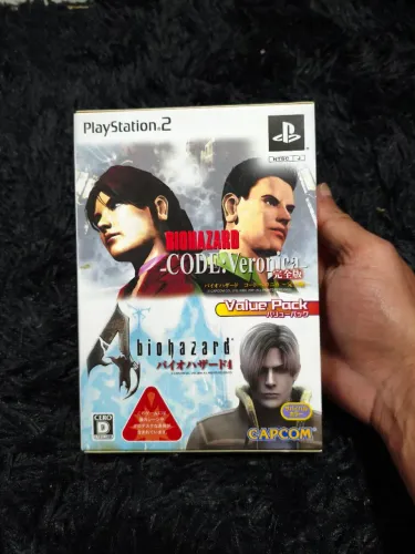 Box edição de colecionador ps2 biohazard 