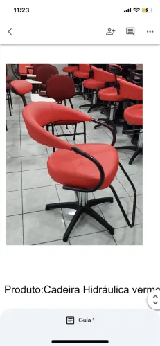 Cadeira hidráulica DOMPEL FUTURA NOVA