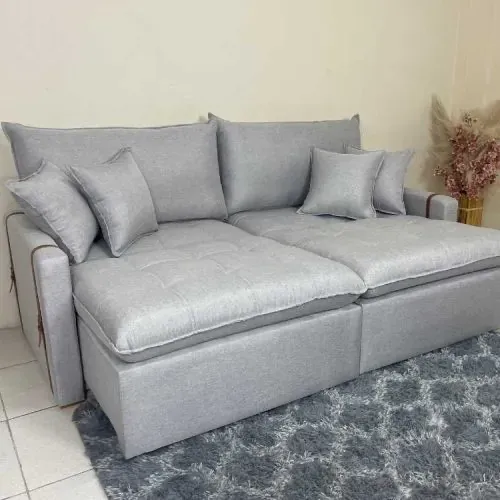 Sofá Cama/Retrátil Genebra 2,20m Molas Ensacadas l76
