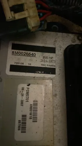 Peças do motor Mercury optmax 200hp