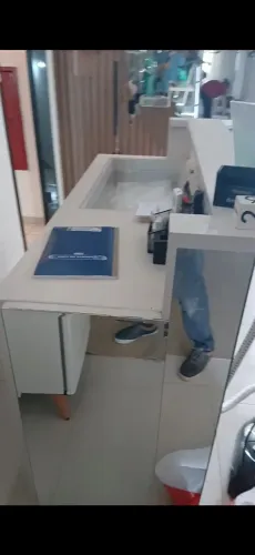Balcão de recepção