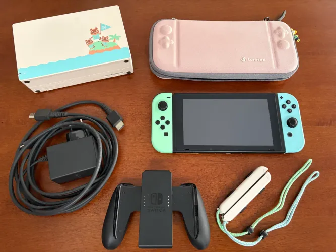 Nintendo Switch edição especial Animal Crossing New Horizons