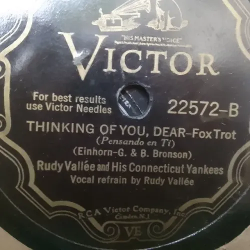 78 RPM, R. VALLÉE AND YANKEES , YOU ARE DRIVING ME CRAZY