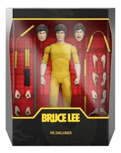 Bruce Lee super 7 com roupa amarela