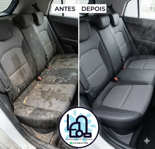 Limpeza de estofados 150,00