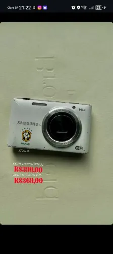 Câmera digital samsung st2014f