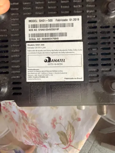 Receptor de canal para televisão a cabo