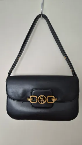Bolsa preta de ombro Guess 