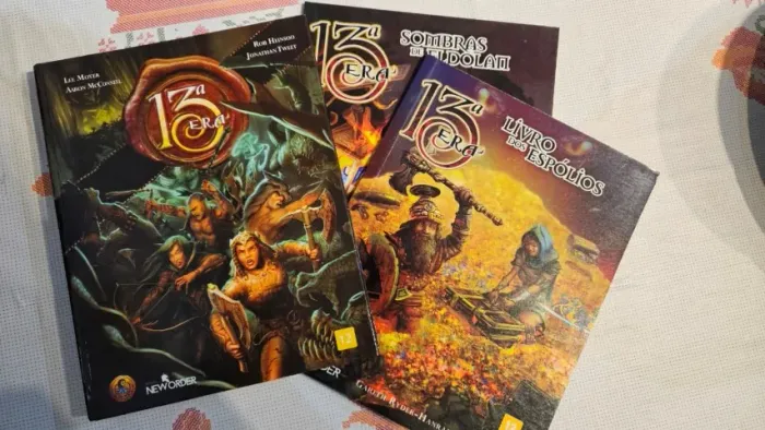 13ª Era RPG (português) Livro Básico + Livro dos Espólios + Sombras de Eldolan