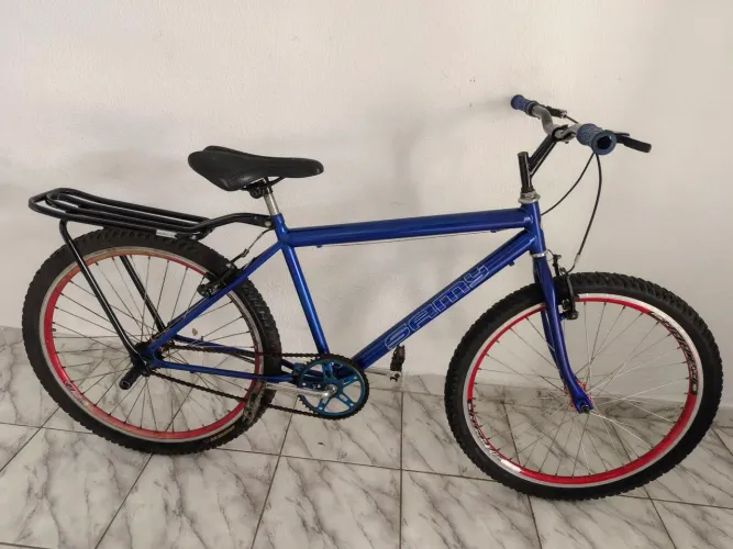 Bicicleta aro 26 adulto jante aero e rolamento raios inox