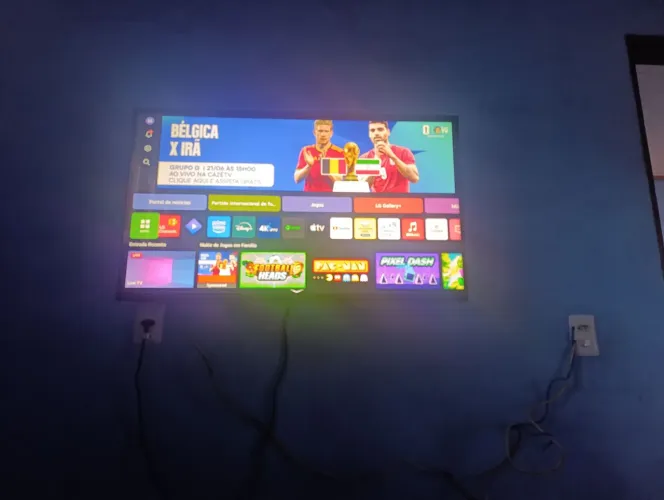 Smartv 43 polegadas LG4k 2 meses de uso