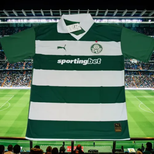 Camiseta Palmeiras Listrada Nova