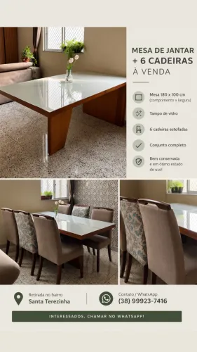 Mesa 6 lugares