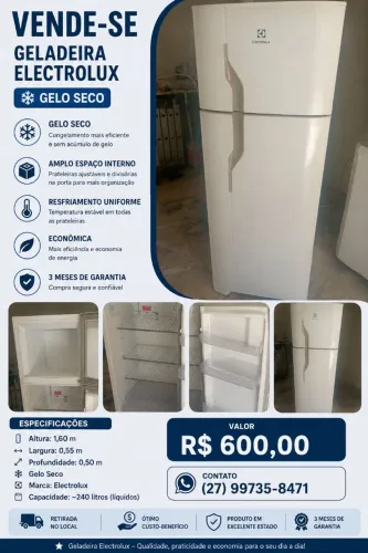 Eletrolux Gelo seco 