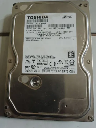 Hd 500 gb com leitor e gravador sony