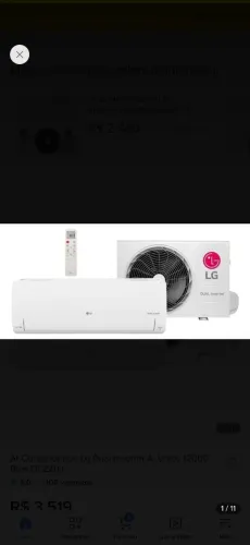Ar Condicionado LG Dual Inverter 9.000 Btus