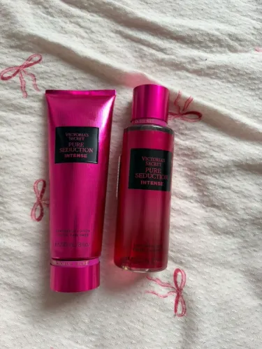 Kit Victoria's Secret pure seduction intense - Creme Hidratante + Body Splash