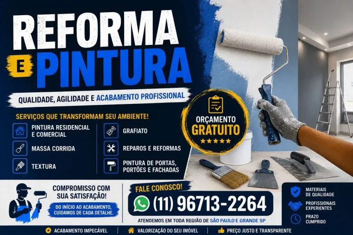 Reforma e pintura