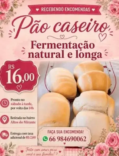 Pão caseiro / O melhor pão de Chapada dos Guimarães