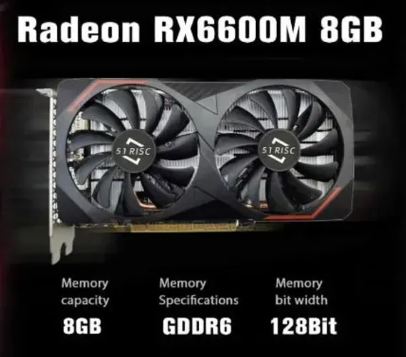 Placa de video AMD 6600m para Desktop