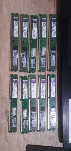 Lote 10 memória DDR3 4gb Kingston