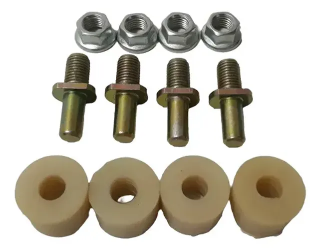 Kit 4 Buchas Coroa Prisioneiro Porca Cg Titan 125 99/ 00/ 08