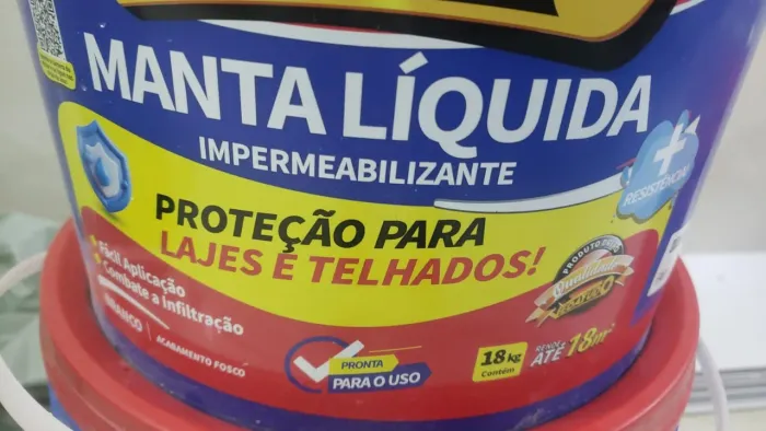 2 baldes de Manta líquida Impermeabilizante veda tudo