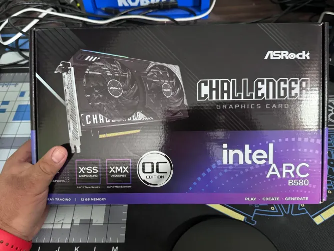Placa de video Intel Arc b580 12 gigas caixa nota fiscal garantia